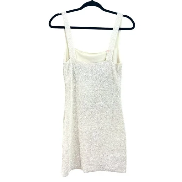 Oceanus Marina Dress Beaded Whale White Size Small New - Picture 4 of 5